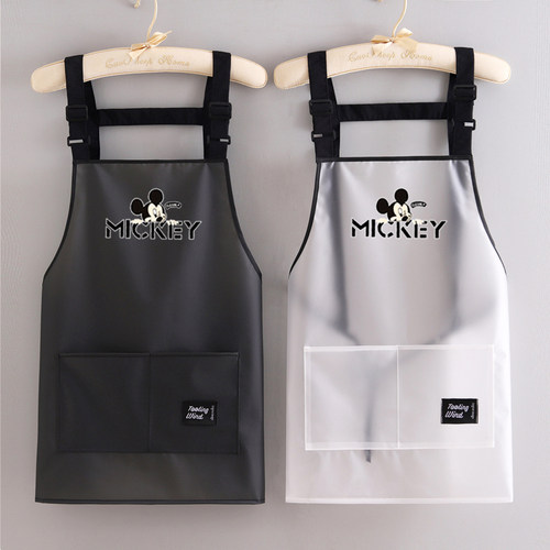 tpu防水防油可调节围裙女工作服