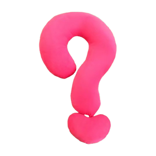 【露露酱NN~】馨织图-问号U型枕创意护颈枕少女心睡觉神器-AR01