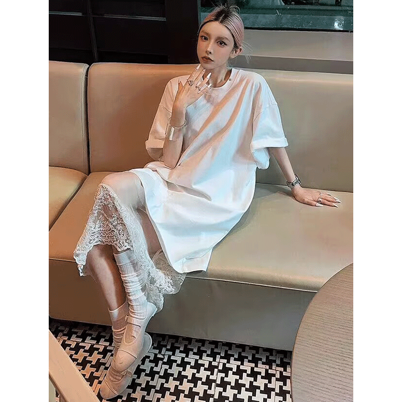 mskin6白色仙气飘飘宽松