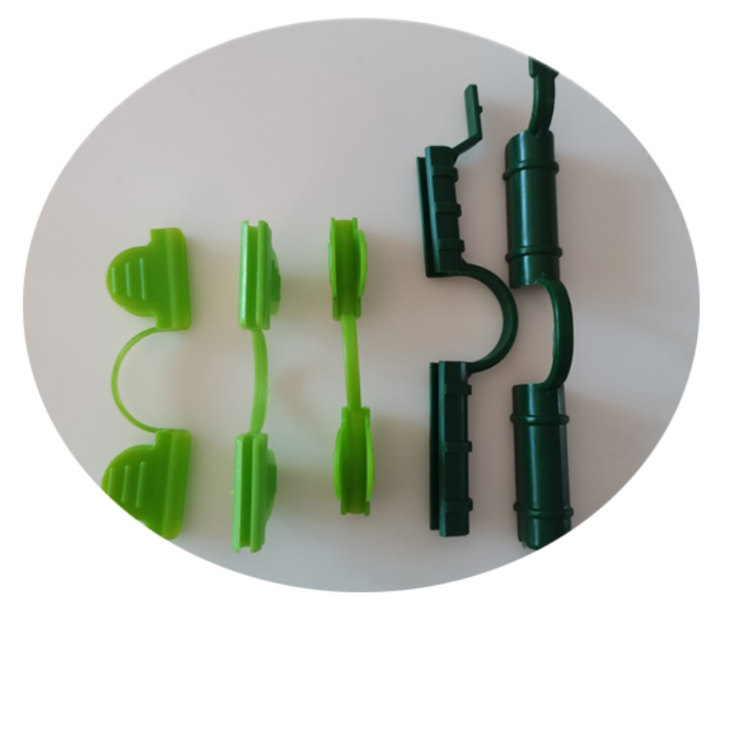 保暖棚压膜夹扣温室花房花支架配件薄膜遮阳网卡扣夹子连接管直通