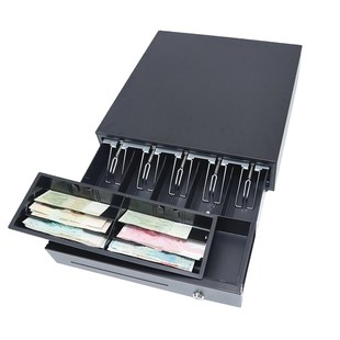 安隆港币超市收银机钱箱外币专用收款箱钱盒子钱柜抽屉式带锁商用