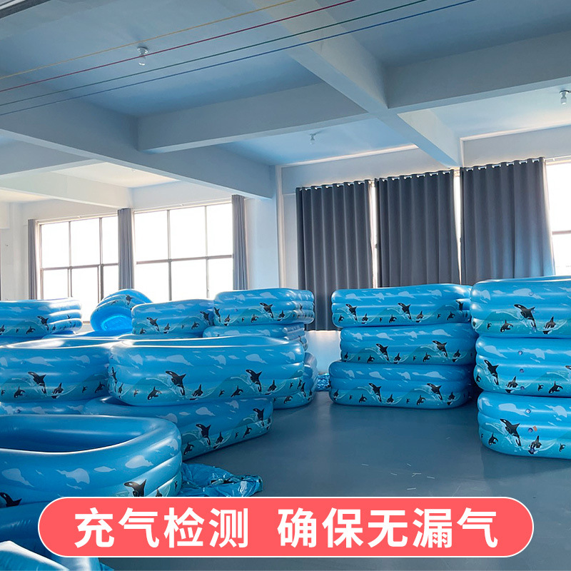 大型充气游泳池儿童家用户外加厚戏水池大人小孩家庭可摺叠洗澡桶
