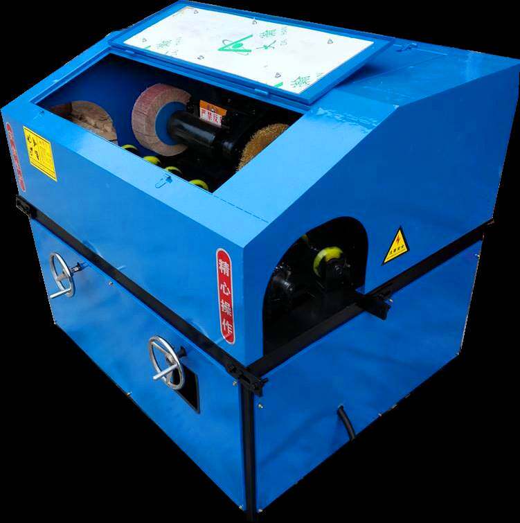 自动小型圆管抛光机不锈钢拉丝铝铜钢管无心外圆除锈机除锈镜面