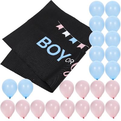 Gender Reveal Balloon Party Decor Balloons Birthday Baby