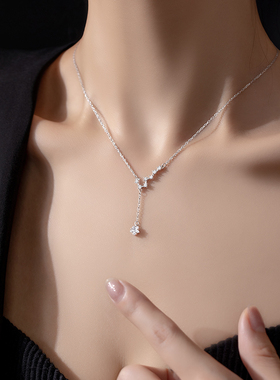 925纯银北斗七星项链小众设计女2022年新款轻奢锁骨链高级秋冬