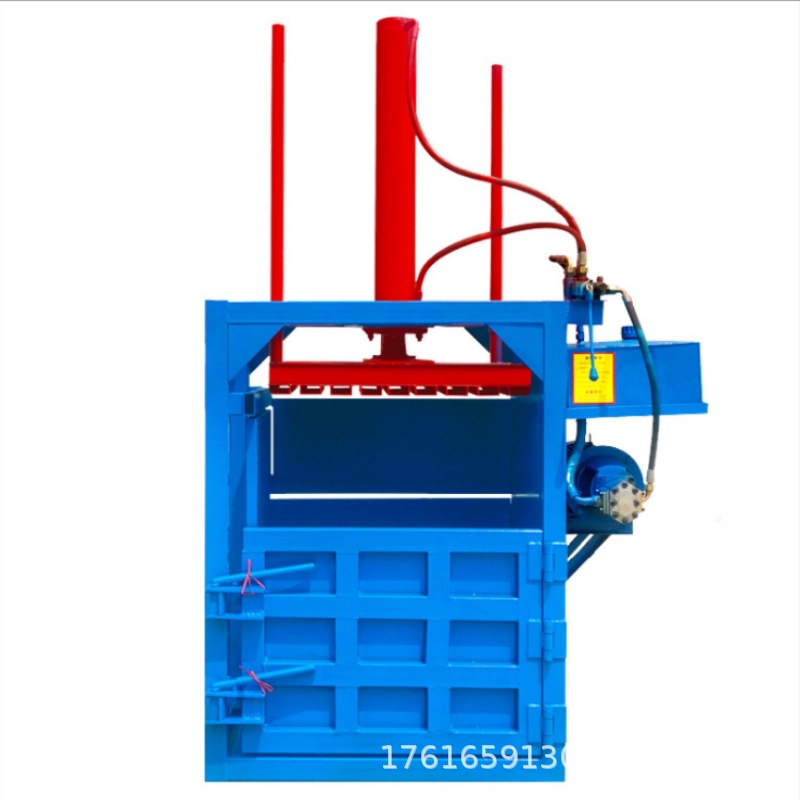 60吨双缸液压打包机 200L油桶压扁机塑料棉花旧衣服压缩机