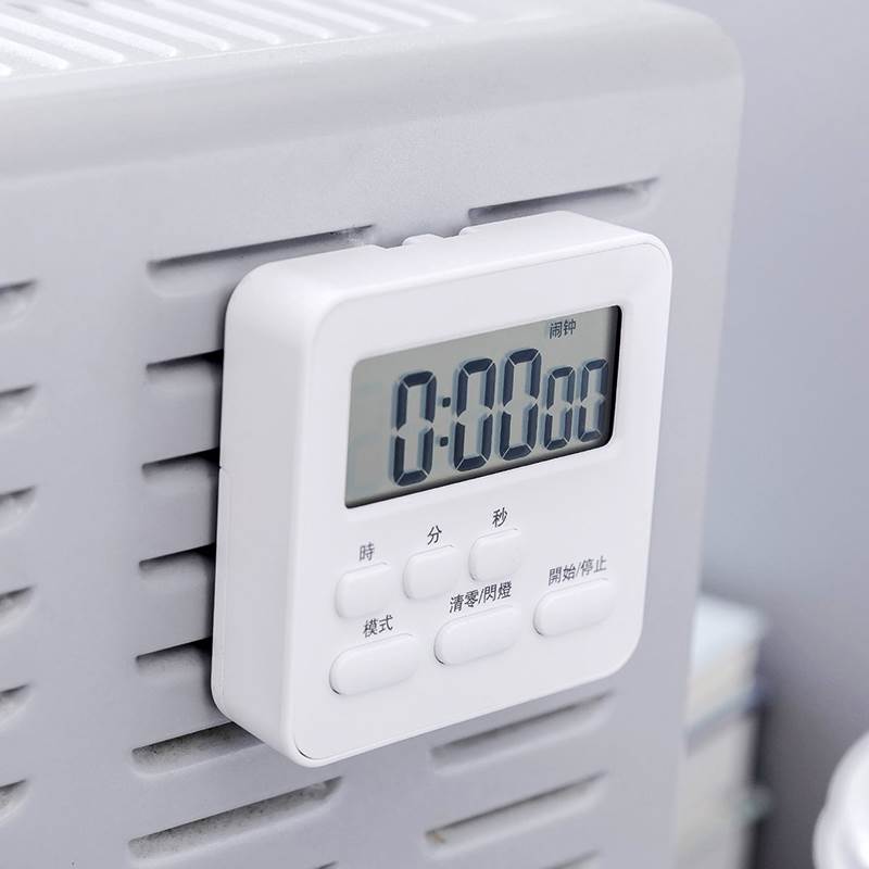 厨房定时器带磁铁烘焙提醒学生做题闹钟秒表电子器家用闹钟