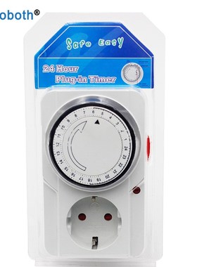 24 Hour Cycle EU AU US Timer Plug Socket Outlet Electrical