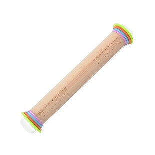 好货Adjustable Thickness Scale Rolling Pins Wooden Rolling E