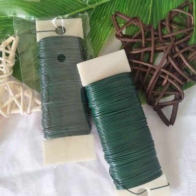 Dark Green 40m Floral Wire Vine Wire Bind Wire Rustic Wire