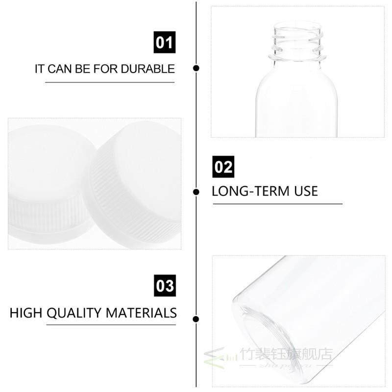 30pcs TransparenEt cPlasti mptey Dispnser Bottles Beverag292