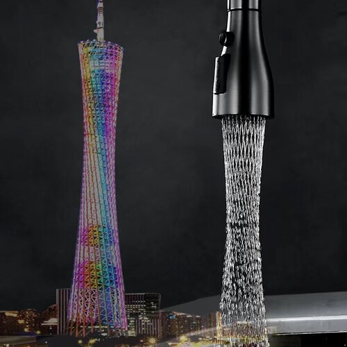 好货包邮单孔厨房全铜灰色抽拉式左右双控水槽洗菜盆洗手池冷热水
