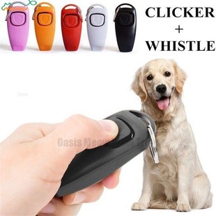Clicker Guid Aid Trainer Pet Whistle Training Dog