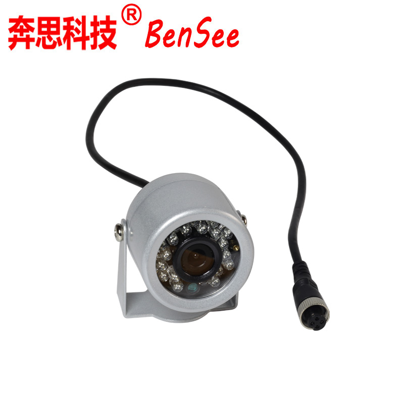 鹅蛋1080线红外夜视高清车载模拟摄像头1200线室内外防水监视器