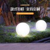 LED发光圆球灯户外装 饰景观灯庭院灯别墅球形灯美陈装 饰灯草坪灯
