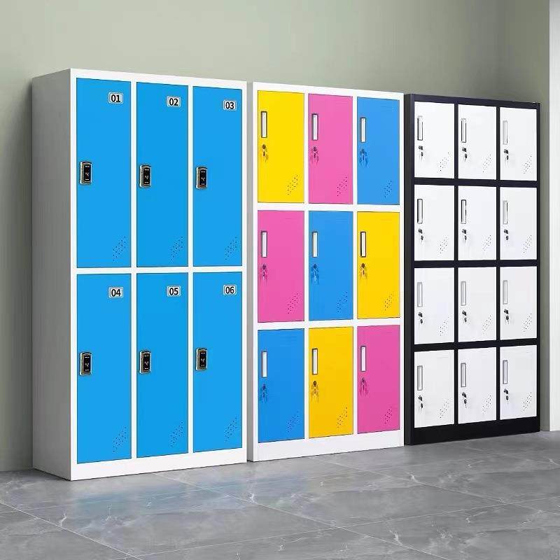 彩色员工更衣柜电子感应锁存包柜换衣柜子健身房带锁铁皮柜储物柜,商业/办公家具,办公储物柜,淘宝优惠券,粉丝福利购,淘宝优惠卷