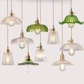 潮流北欧吊灯个性 创意黄铜单头玻璃 奶茶店吧台餐厅客厅灯具