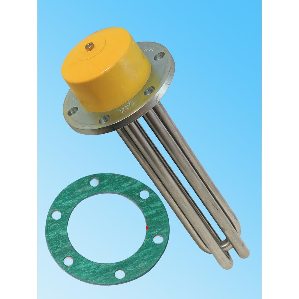 江心蒸汽发生器锅炉115法兰9千瓦加热管304不绣钢棒220v家用380v6
