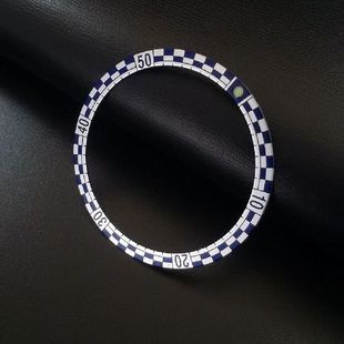 6105 38mm Insert For Bezel Parts Rally 6309 Mod SKX Watch