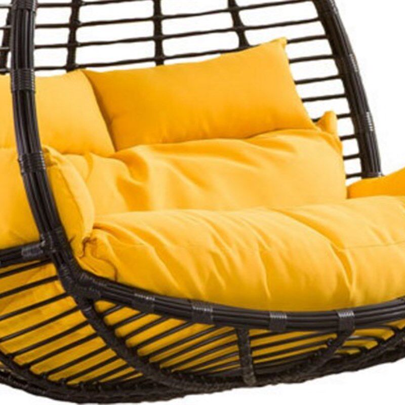 极速靠垫吊蓝鸟巢坐垫单人双人摇篮藤椅吊床换洗布套沙发吊椅摇篮