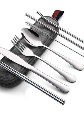 Dinnerware Set Travel Cutlery Set Camping Tableware Reusable