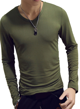 1pc Fashion Hot Sale Classic Long Sleeve T-Shirt For Men Fit