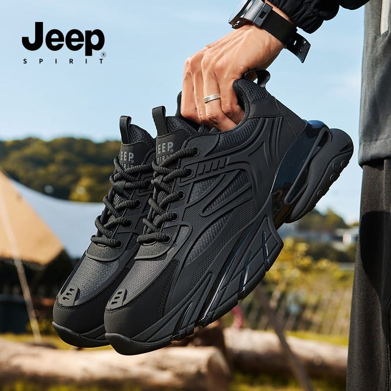 jeepspirit男鞋2025新款老爹鞋男