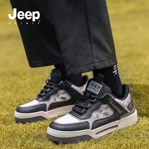 jeepspirit2025新款潮流板鞋男