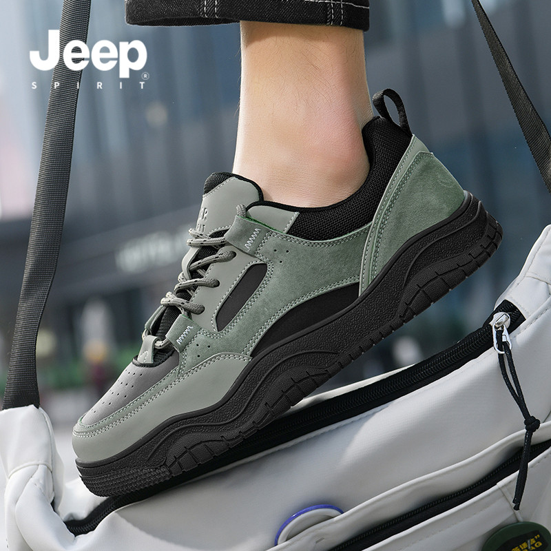 JEEPSPIRIT夏季运动板鞋