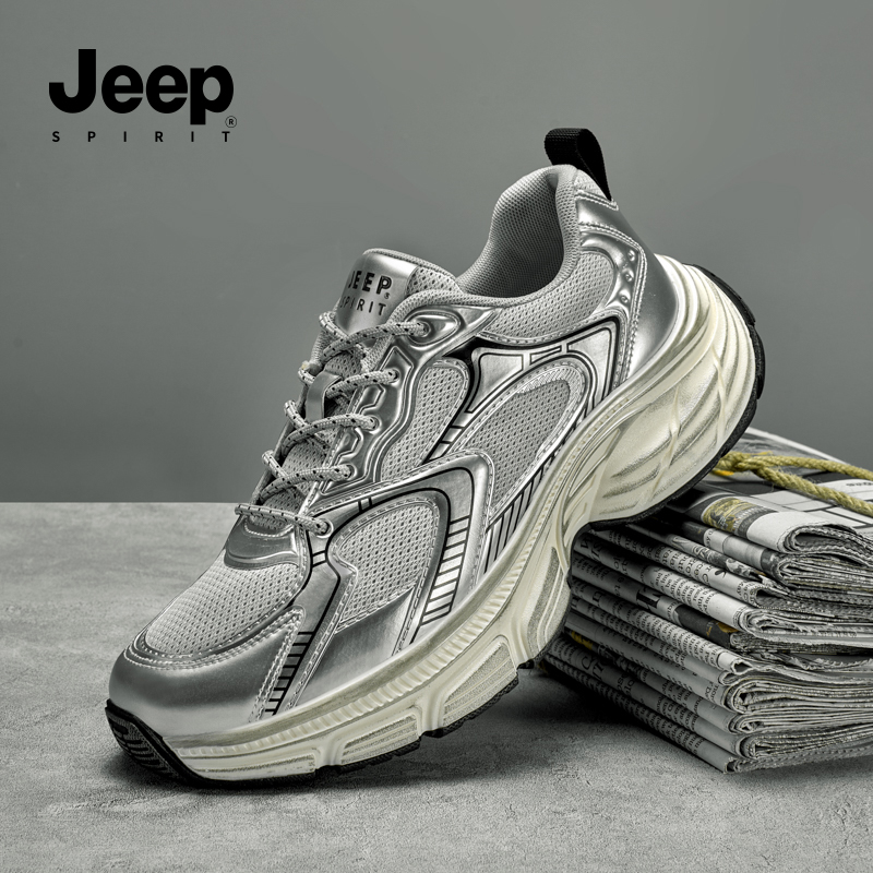 jeepspirit男鞋2025新款老爹鞋男