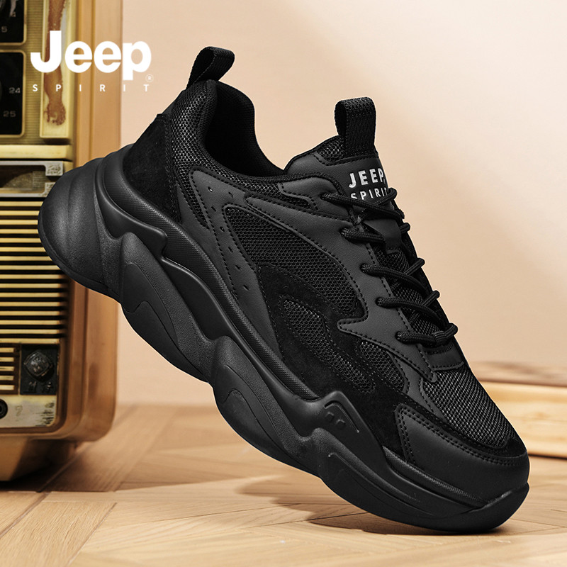 jeepspirit男鞋2025新款老爹鞋男