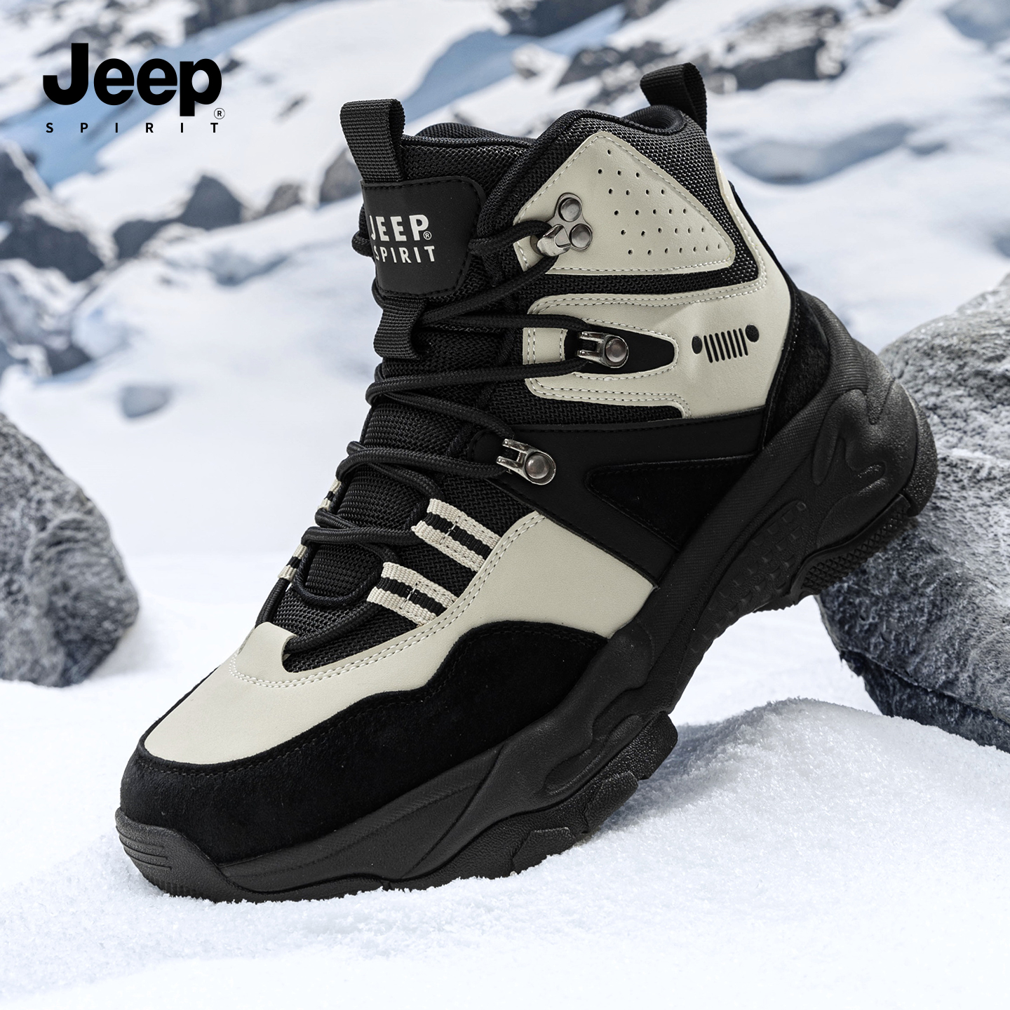 jeepspirit男鞋2025新款雪地靴男