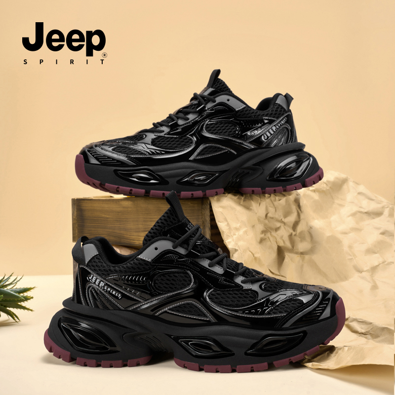 jeepspirit男鞋2025新款老爹鞋男