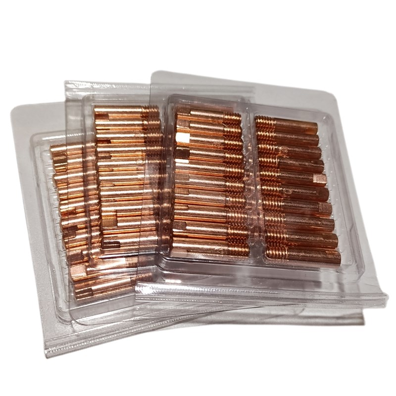 15AK型号 0.8/1.0/1.2紫铜导电嘴 二保焊气保焊机焊枪头焊嘴配件