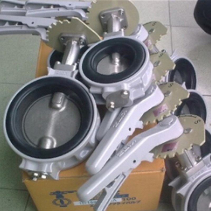 DN80 3寸 原装日本进口蝶阀 进口手动蝶阀  KITZ开兹对夹式蝶阀