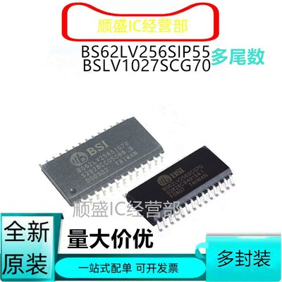 全新BS62LV256SIP55 SIG55 SIG70 SCG BSLV1027SCG70 STIP70 STCP