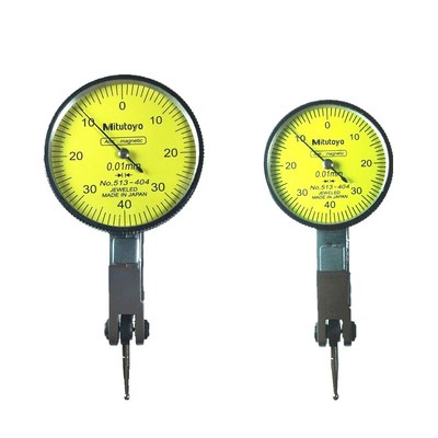 三丰百分表千分表 尺杠杆表一套0-0.8mm表头测头万向支架磁力表座