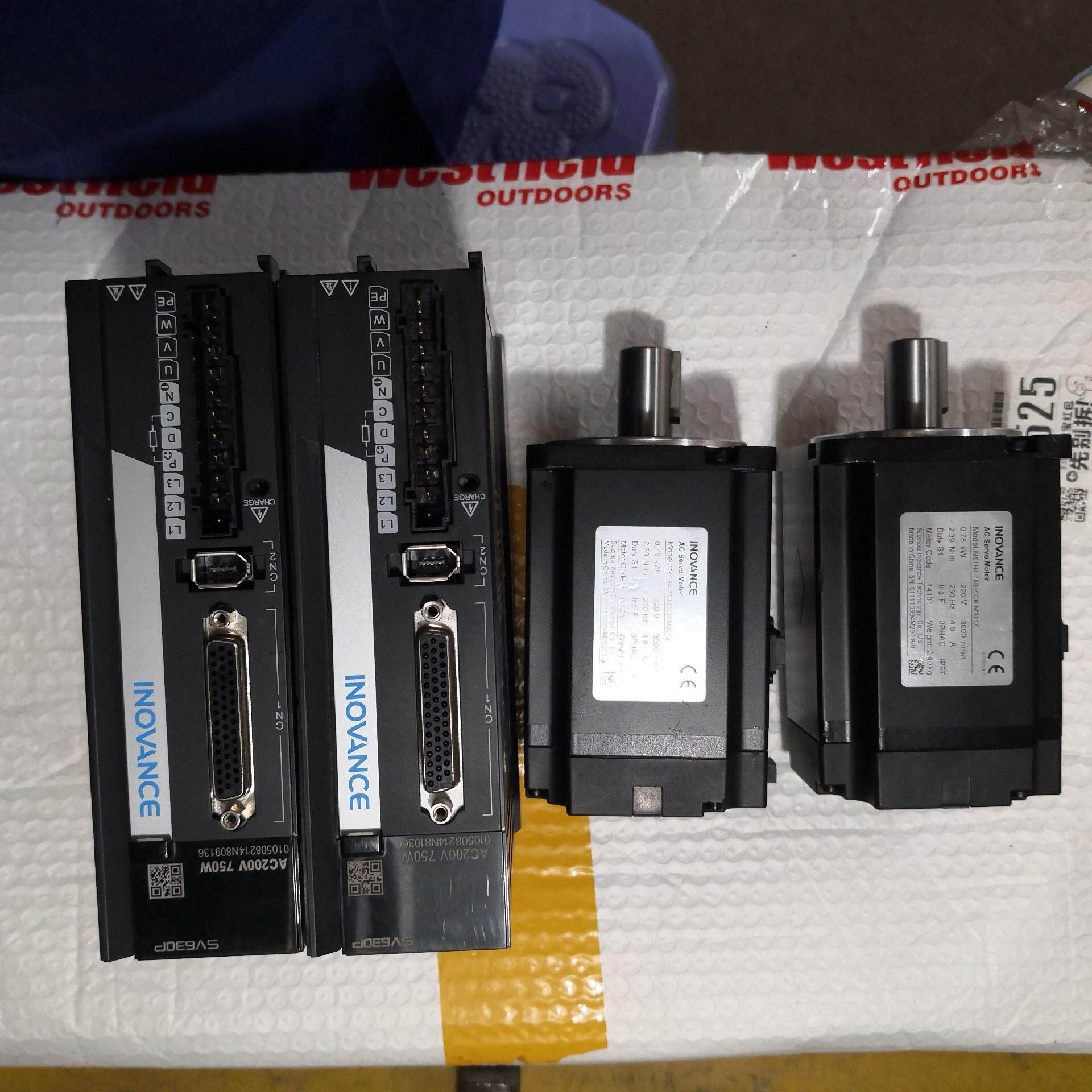 汇川伺服750W套装电机MS1H4一75B30CB一M331(崽崽配件）