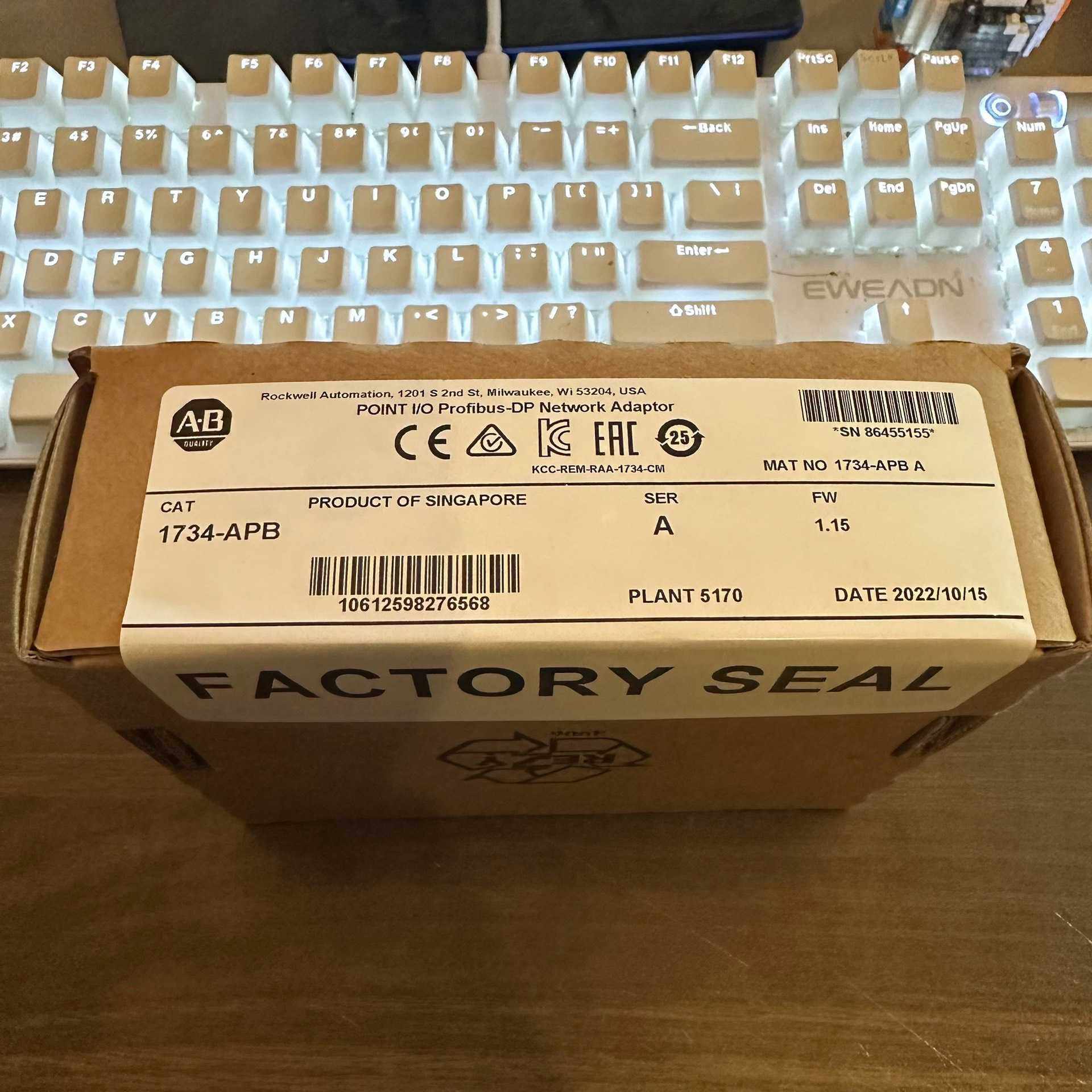 【汇生】1734-APB 仓库现货、顺丰直达，发布的型号都有；询价。