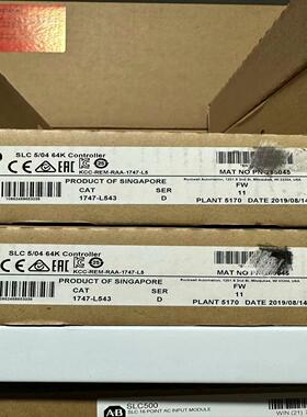 询价~AB罗克韦尔模块 1747-L543全新原装正品现货，实采联