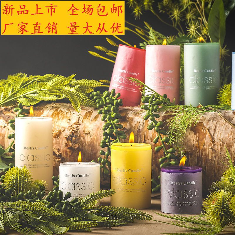 精油香薰蜡烛熏香卧室持久安神助眠家用浪漫烟蜡烛香氛生日茶蜡