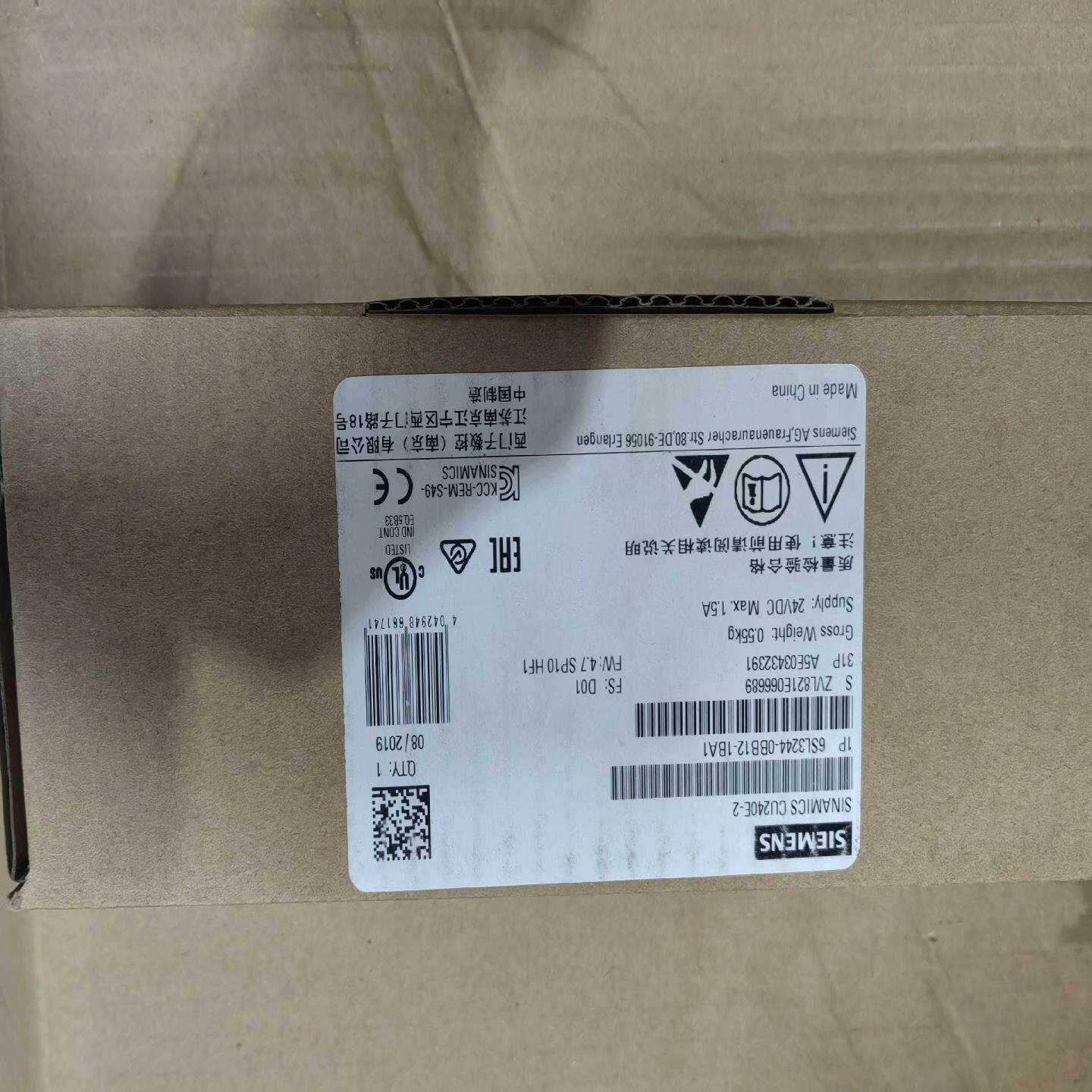 【顺庆】西门子变频器控制单元6SL3244-0BB12-1BA1未开【议价】