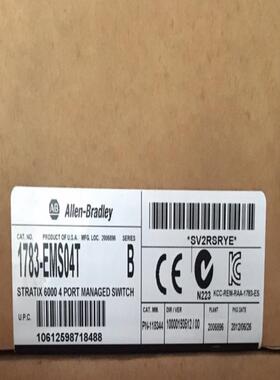 【汇生】1783-EMS04T AB 罗克韦尔 全新原装 标价【议价】