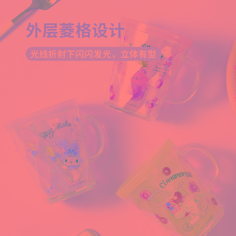 日系儿童漱口杯可爱三丽鸥情侣刷牙杯男女孩牙缸学生宿舍洗漱套装