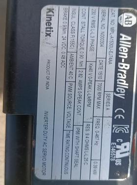 AB电机MPL-A1530U-EJ74AA，(崽崽配件）