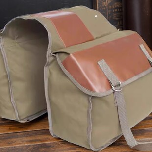 邮包机车帆布边包自行车侧边包覆古通驮包牛津布防水骑士包挂包