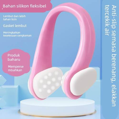 游泳鼻夹5祇盒装防水防滑颗粒硅胶游泳鼻夹多款多色盒装