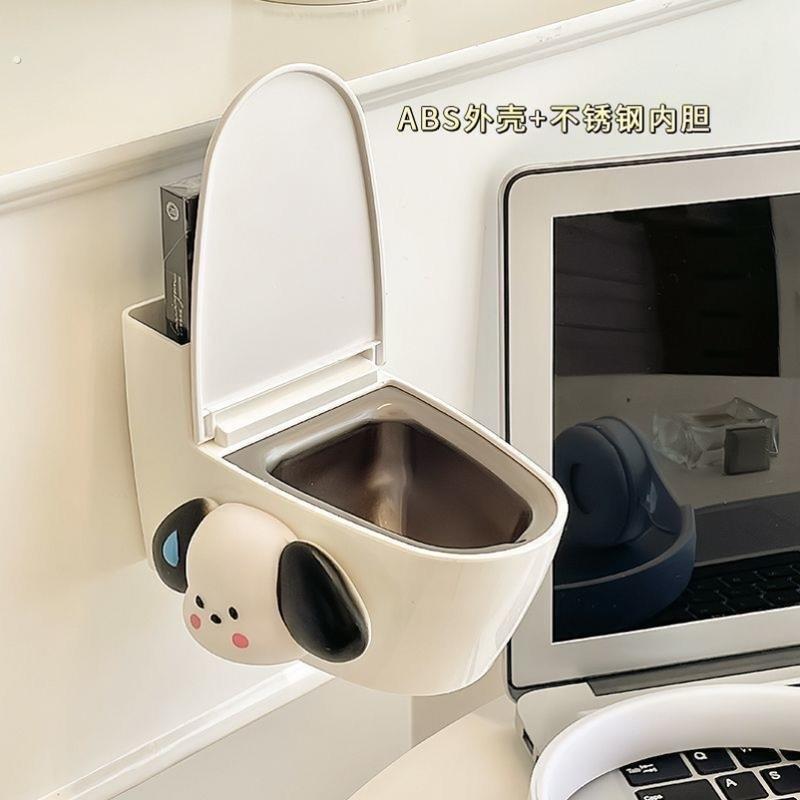 创意壁挂式马桶烟灰缸家用个性可爱厕所卫生间客厅防飞带盖烟缸