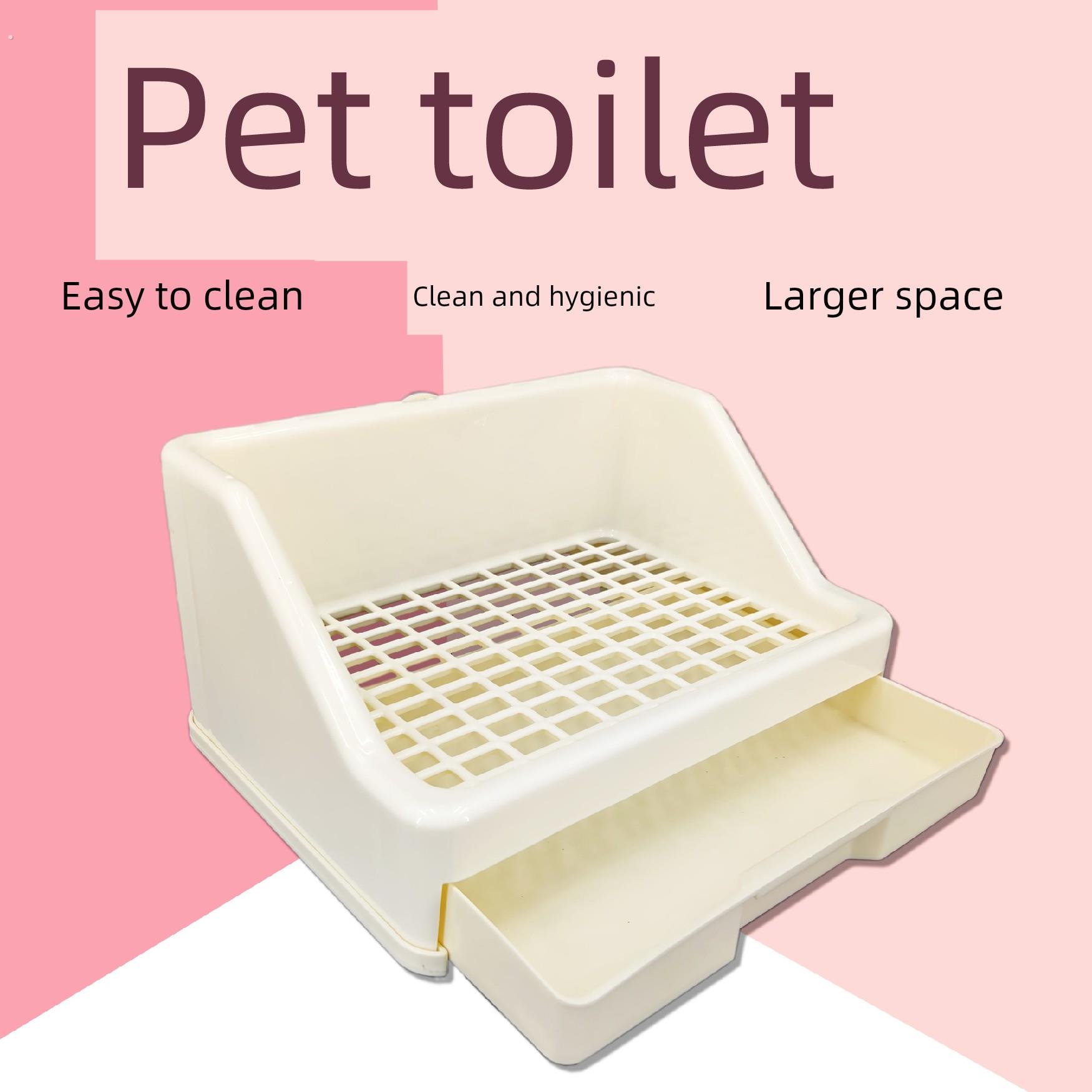 兔子厕所抽屉式宠物龙猫清洁用品大号兔兔砂拉屎便盆防喷尿尿盆