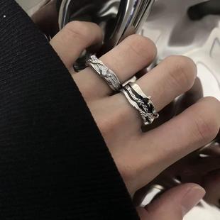 ACC 星芒戒指男高级感小众设计个性轻奢冷淡风痞帅男士潮流开口戒